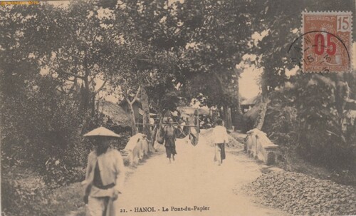 Tonkin - Hanoi <br /> Le pont du papier <br /> Editeur inconnu numéro 21