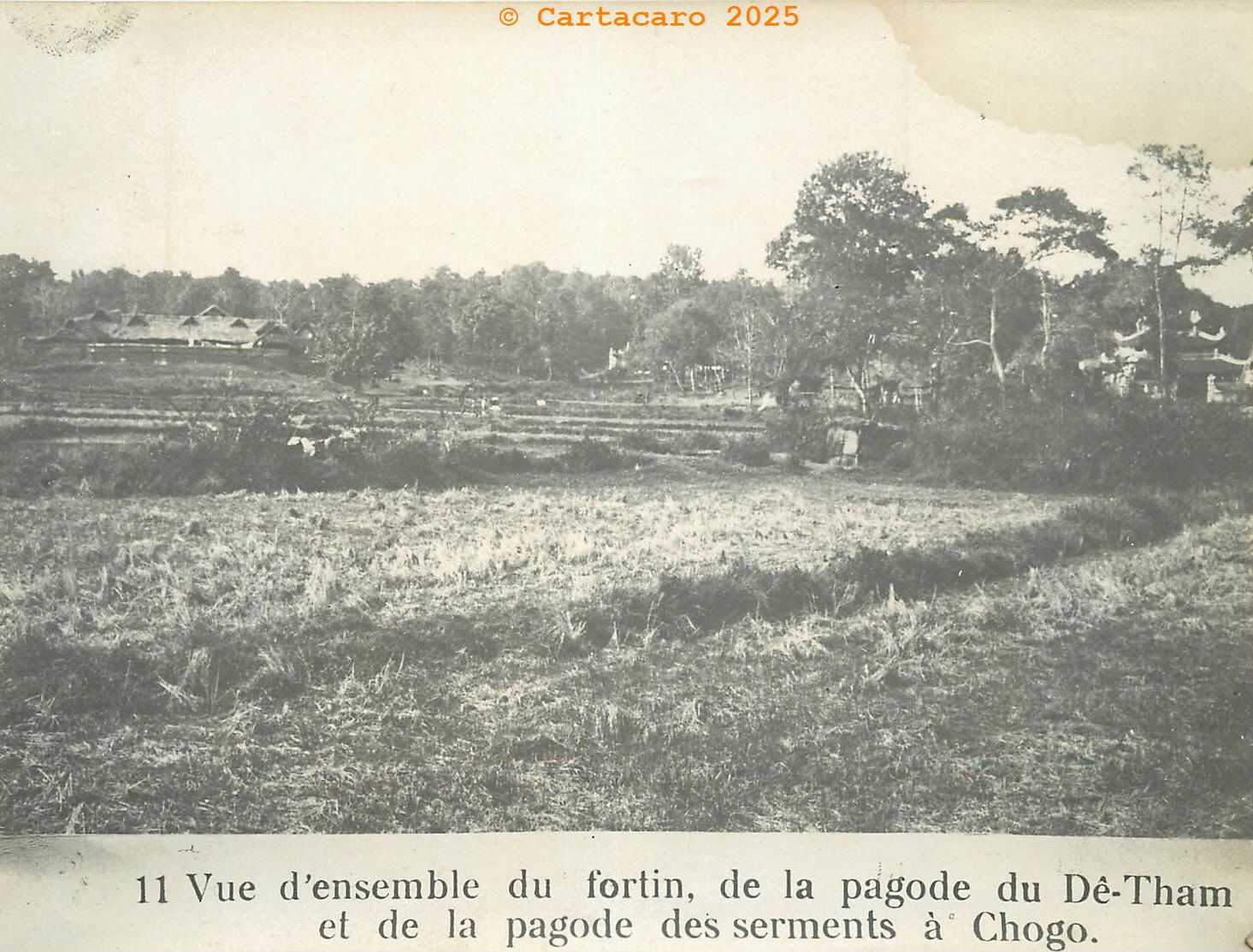 6219 - 11 Vue d'ensemble Pagode du De Tham et Pagode des serments 