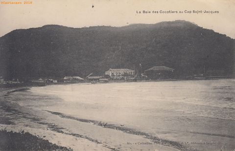 LMJ - 11 août 1908 - Cap st jacques - Baie des cocotiers - Mottet 865 - à Rose - @20023 #3268