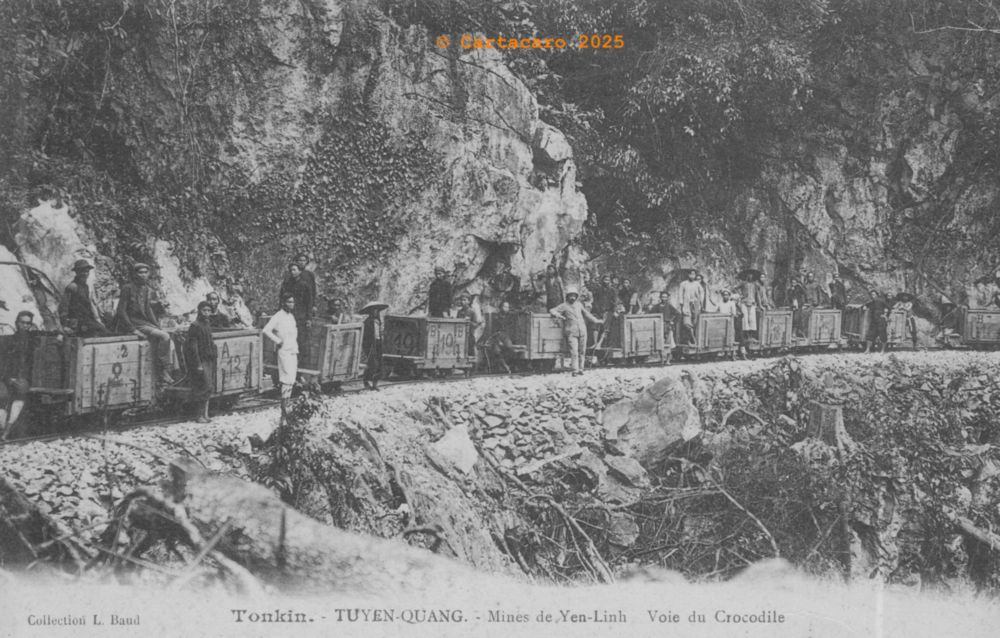 Tonkin - Tuyen Quang Mines de Yen Linh - Voie du crocodile éditeur L. Baud - #5978 ©2288