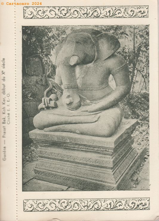 Cambodge Ganésa Prasat Bak Kan, début du Xe siècle #543205