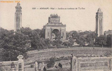 Annam - Hué - Jardin du tombeau de Tự Đức - Dieulefils Noir 1095 - @3048 #3723