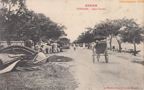 Annam - Tourane - Quai Courbet - Pelissier après 1904 - @3066 #3785