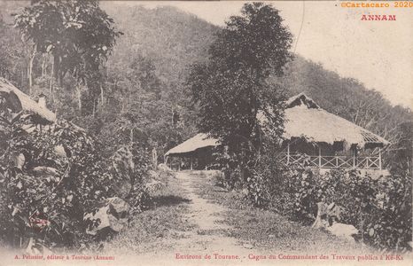 Annam - Tourane - Cagna du Commandant des travaux publics à Ké-Ka - Pelissier avant 1904 - @3067 #3782