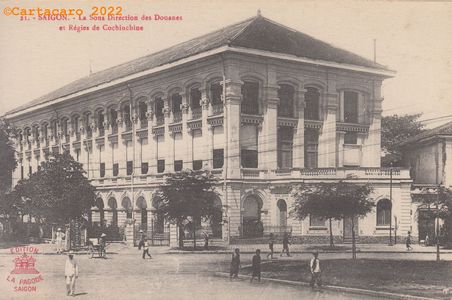Cochinchine - Saigon - Douanes et Régies - Decoly La pagode 21 - @4118 #4723