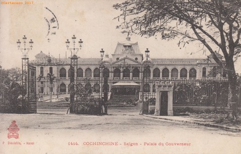 @471 #2393 Cochinchine - Saigon - Palais du gouverneur - Dieulefils rouge 1414 - L'album de Georges 