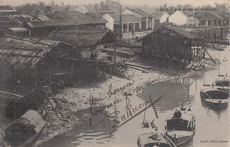 @479 #2409 - Cochinchine - Cholon - Les quais - Planté 302 - L'album de Georges 