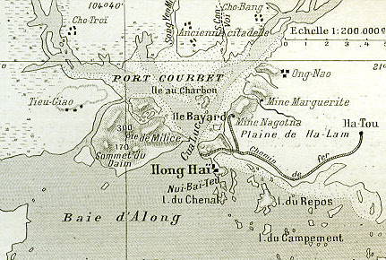 Cartes des mines de la région de Hong Hai (Hongay) #5648