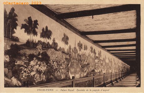 Cambodge - Phnom Penh - Palais royal Enceinte de la pagode d'argent Nadal 36 #5473 ©Cartacaro 9045