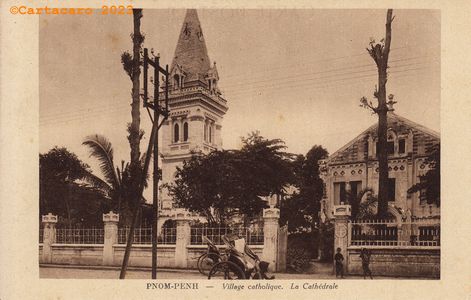 Cambodge - Phnom Penh - La cathédrale Nadal 15 #5474 ©Cartacaro 9046