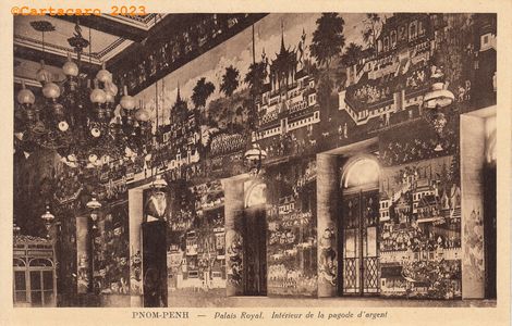 Cambodge - Phnom Penh - Palais royal Intérieur de la pagode d'argent Nadal 39 - #5475 ©Cartacaro 9047