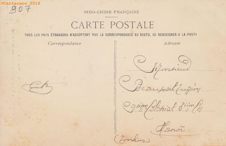 933345 - Tonkin - Yen Thé - Le beau père du De Tham arrêté dans le trai de Ké-Voi - Dos non chinois après 1904 - Dieulefils R 3345 - @ 907 #3698 