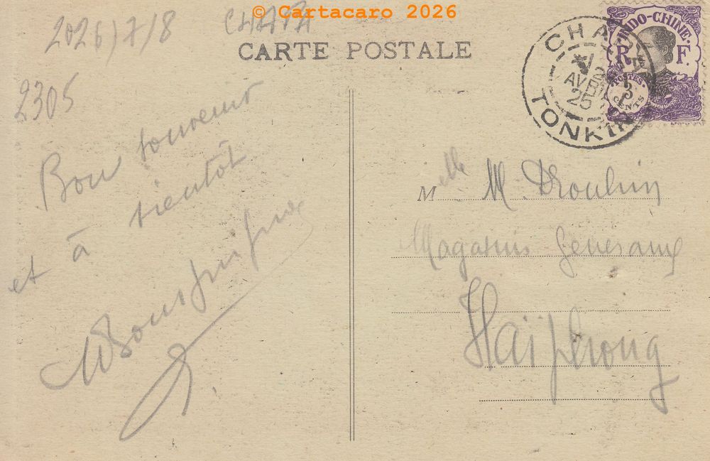 Tonkin - Chapa - Jeune homme Méo 1925