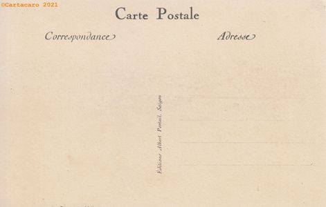 André Joyeux - La porte du village - dos éditeur Portail à Saïgon - @4450 #4077