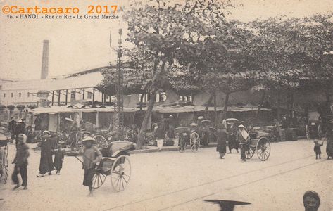 Tonkin - Hanoi - Rue du riz - Grands magasins réunis 76 - @52 #1095
