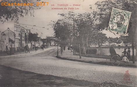 Tonlkin Hanoi - alentour du petit lac - Dieulefils rouge 46 - #1085