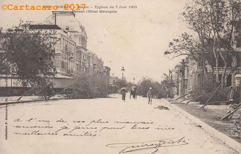 Tonkin - Hanoi - Passage du typhon en 1903 - Dieulefils noir 3004 - @62 #1089
