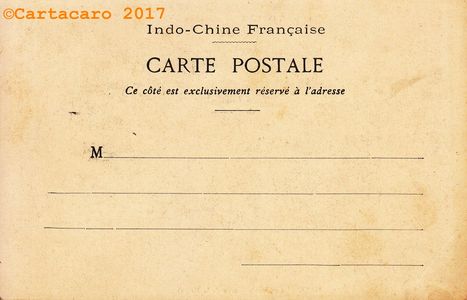 Tonkin - Hanoi - La cathédrale sortie de messe - Moreau 3 - dos non divisé avant 1904 - @68 #1577