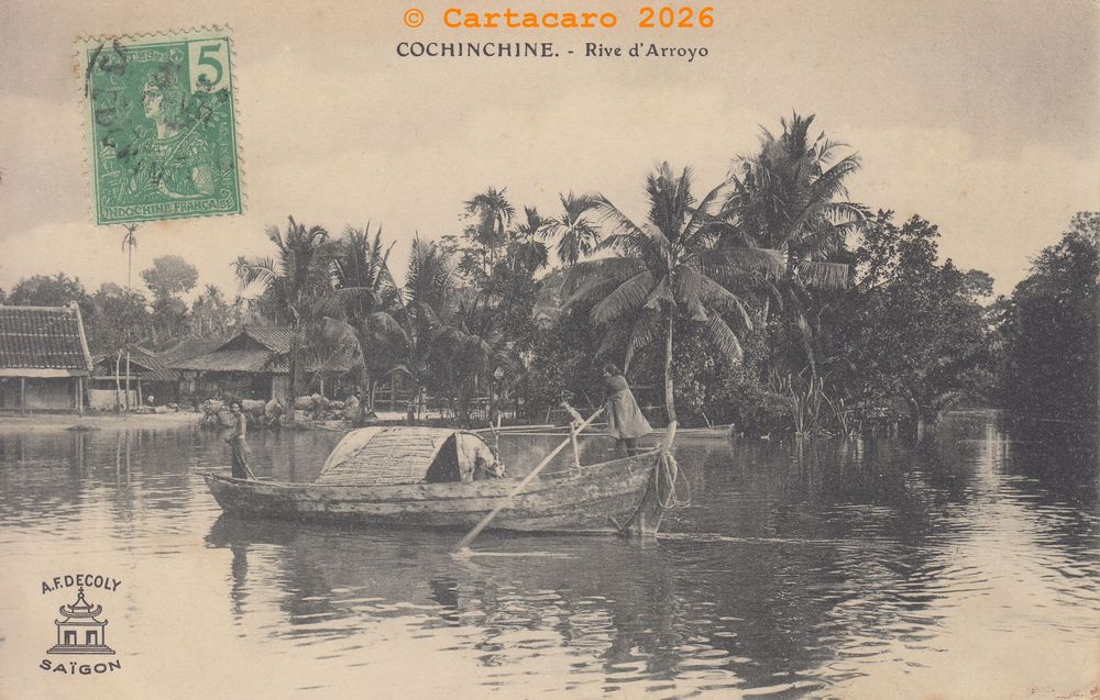 Cochinchine - Rive d'Arroyo Decoly - @44pp #6649