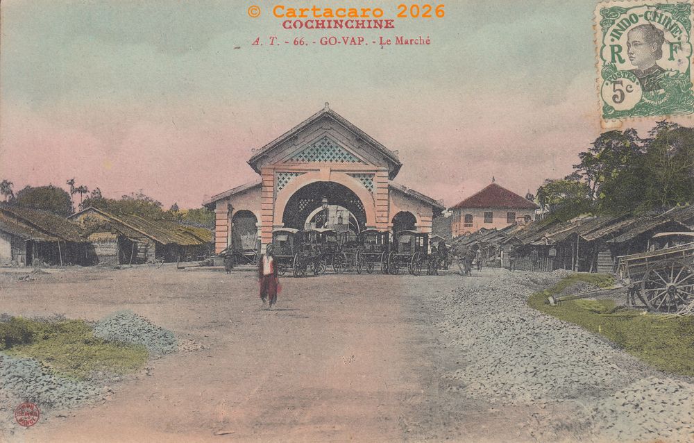 Cochinchine - Go Vap - Le marché A.T. num 66 @4zert #6572