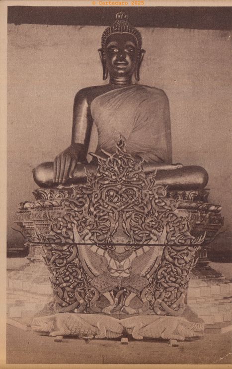 Luang Prabang - Bouddha de Vat That Cie Coloniale du Laos