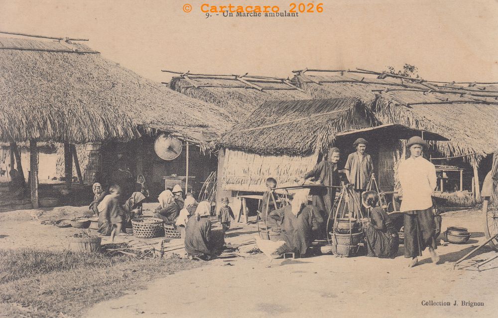Cochinchine - Un marché ambulant - Bignon 9 - #6695