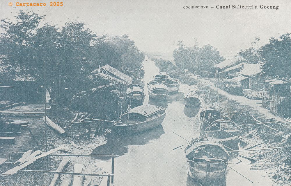 Cochinchine - Canal Salicetti à Gocong @4199 #6007