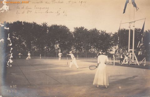 Championnat Mixte du Tonkin 8 janvier 1911 M et Mme Tanqueray M et Mme Le Innendoux