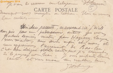 Tonkin - Dos de carte Haut Tonkin poste et blockhaus partisans Thos gardant un col Taupin 3023 - @166 #518