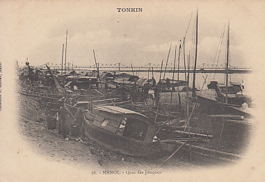 Tonkin - Hanoi - Quai des Jonques - R. Moreau 96 - @2185 #5305