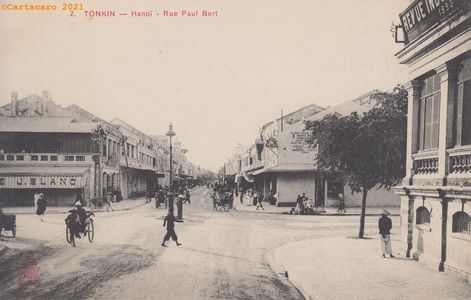 Tonkin - Hanoi - Rue Paul Bert - Dieulefils 2 - dos divisé -@1014 #4229
