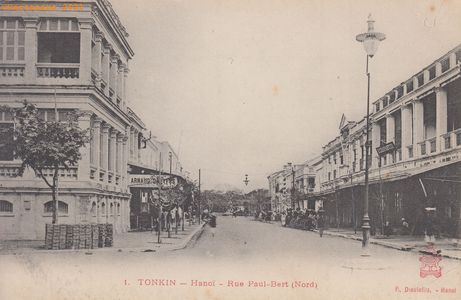 Tonkin - Hanoi - Rue Paul Bert - Dieulefils 1 - dos divisé -@2065 #4227