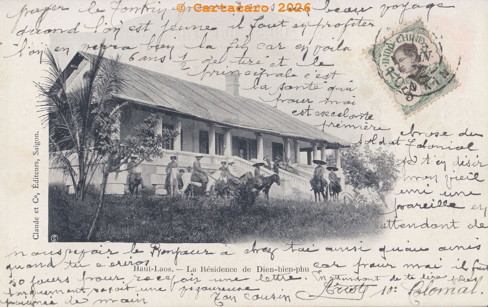 Haut- Laos - La résidence de Dien Bien Phu - Claude et Cie Saigon @11xxx #6260