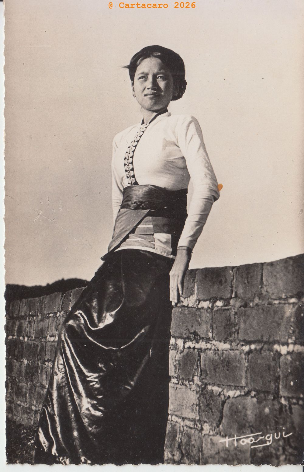Haut Tonkin - 78 Femme Tai blanc - Hoa Qui - Boy Landry Saigon