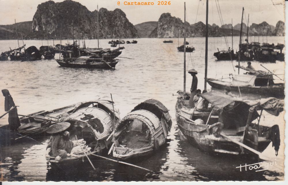 Tonkin - 11 Along Hongay Port de pèche - Hoa Qui - Boy Landry