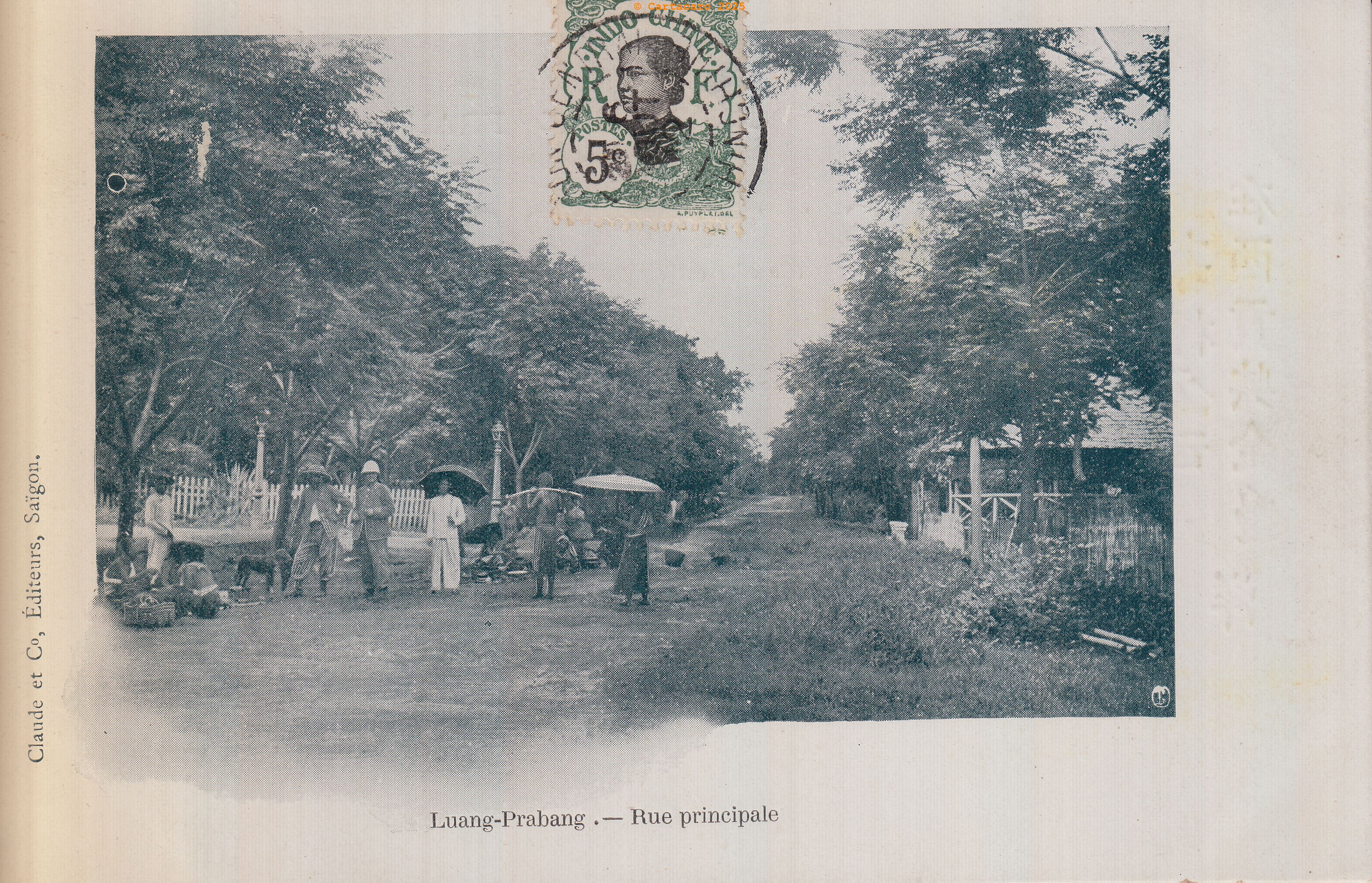 Laos - Luang Prabang - Rue Principale Claude et Cie