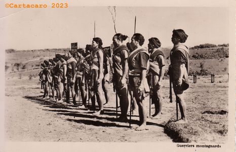 M4086 - Annam - Montagnards des hauts plateaux Inconnu #5309 ©Cartacaro 2023-M4086