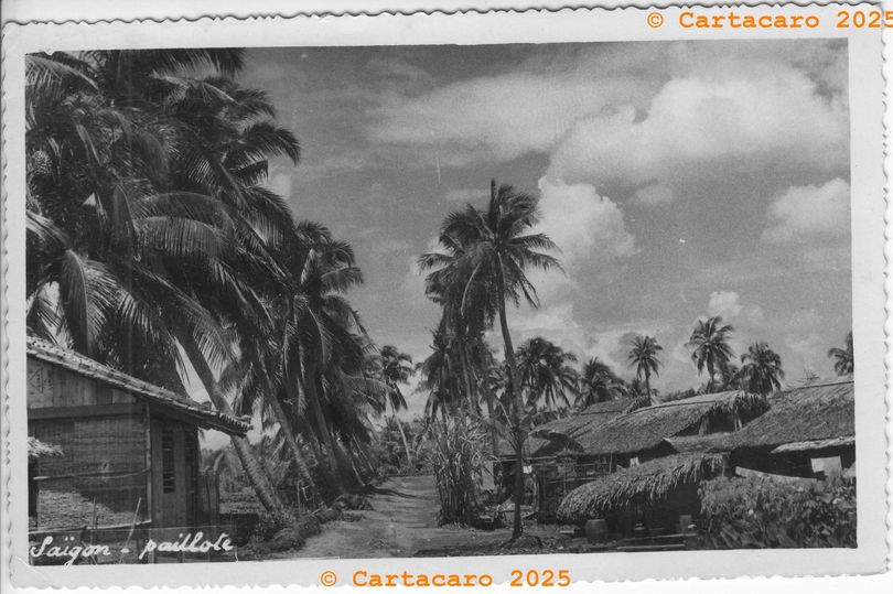 Sud Vietnam Saîgon - Paillotte éditeur inconnu @M4122 #5834
