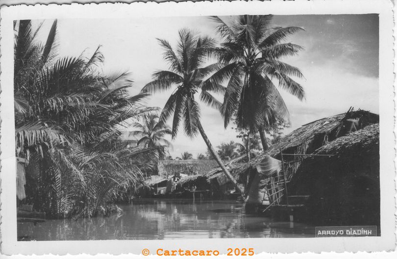 Vietnam Gia Dinh Arroyo éditeur inconnu carte postale datée de 1951 @M4123 #5849