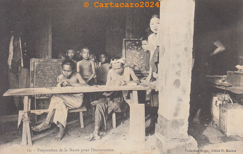 Le travail de la nacre