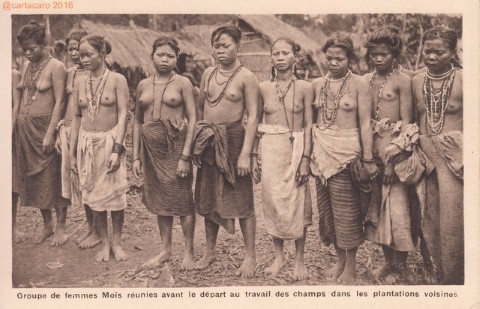 Nadal - Tribu Moïs - Départ aux champs - groupe de femmes - #1397