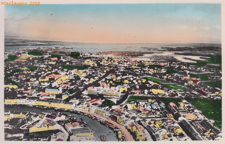 Nord Vietnam - Haïphong - Vue générale PC Paris 348 @M2001 #5620