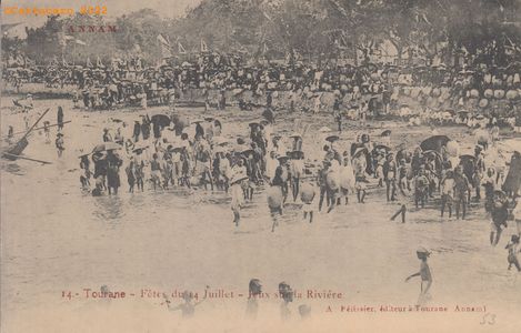Annam - Tourane - Fête du 14 juillet - Jeux sur la rivière - Pélissier 14 @3152 #4792