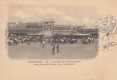 Phnom Penh - Inauguration pagode royale - Leblanc 20 - @9050 #5311