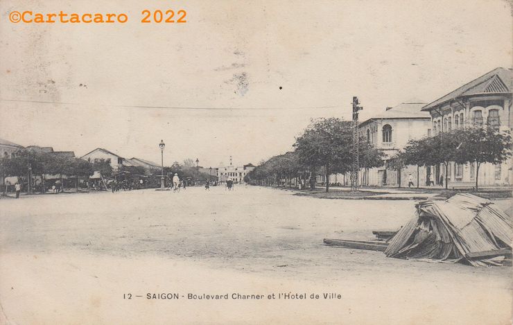 Cochinchine - Saigon Boulevard Charner Planté 12 - @4110 #4889