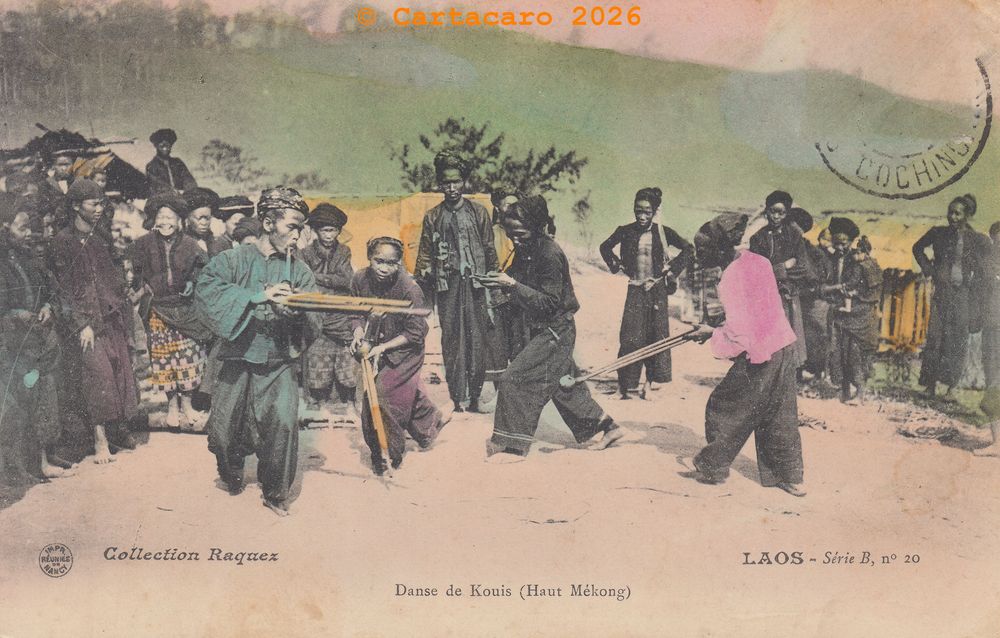  Haut Laos - Danses du Kouis Raquez B 10 ©11xxx #6552