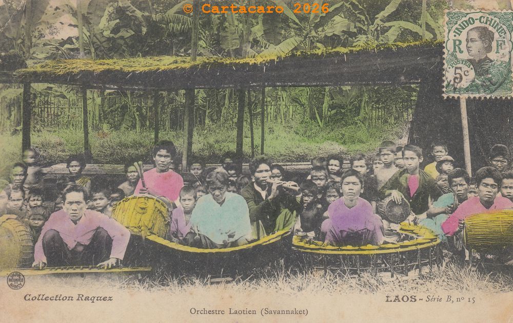 Laos - Orchetre laotien Raquez B 10 ©11xxx #6554
