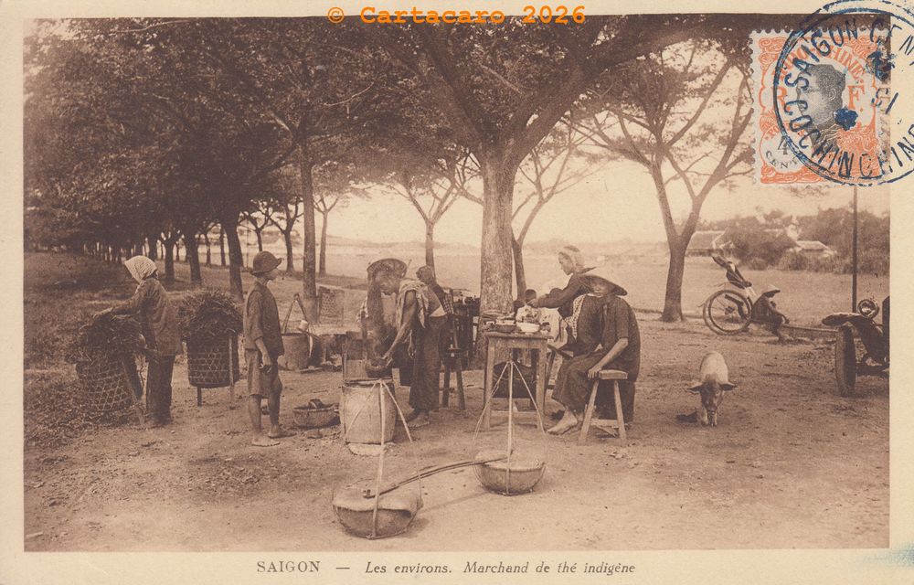 Cochinchine -Saïgon - Marchand de thé indigène Nadal -@4172 #6618