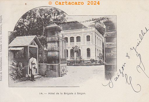Cochinchine - Saïgon - Hôtel de brigade Claude 14 @4177 #5336