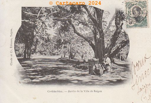 Cochinchine - Saïgon - Jardin de la ville - décembre 1903 Claude @4176 #5337